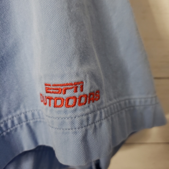 Blue Generation Short Sleeve Button-Up Mens Shirt Sz XXL 100% Cotton Embroidered - Picture 5 of 8